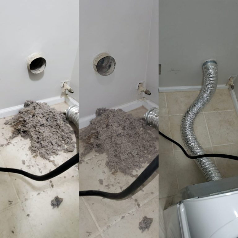 dryer vent cleaning process