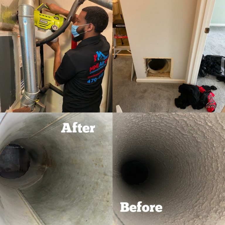 MMI PRO doing air duct cleaning