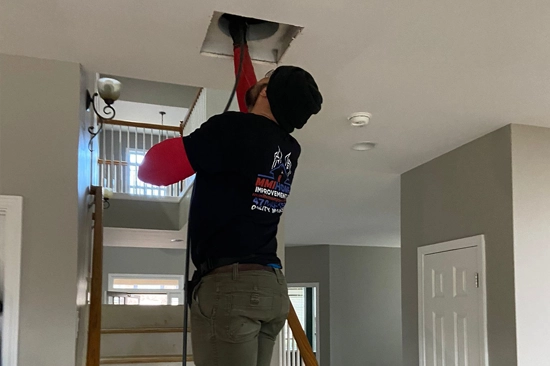 MMI expert doing Air Duct Cleaning in Peachtree City