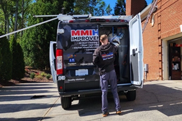 MMI Mobile Van reach for Air Duct Cleaning in Holly Springs