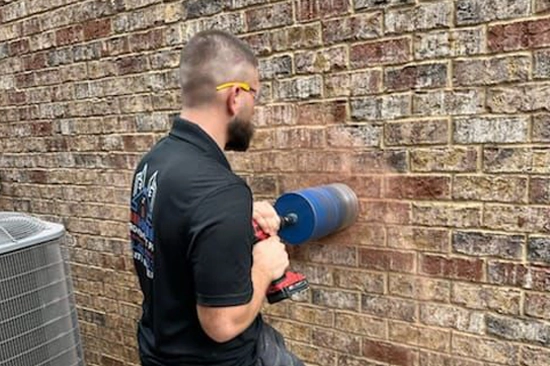 Dryer Vent Cap Installation in Dacula by MMI