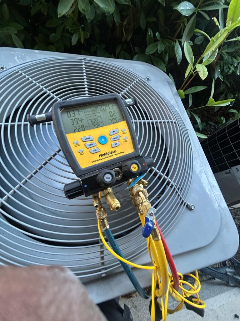 Freon Level Check During AC Tune-Up