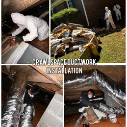 Professional Crawl Space Ductwork Installation in Georgia