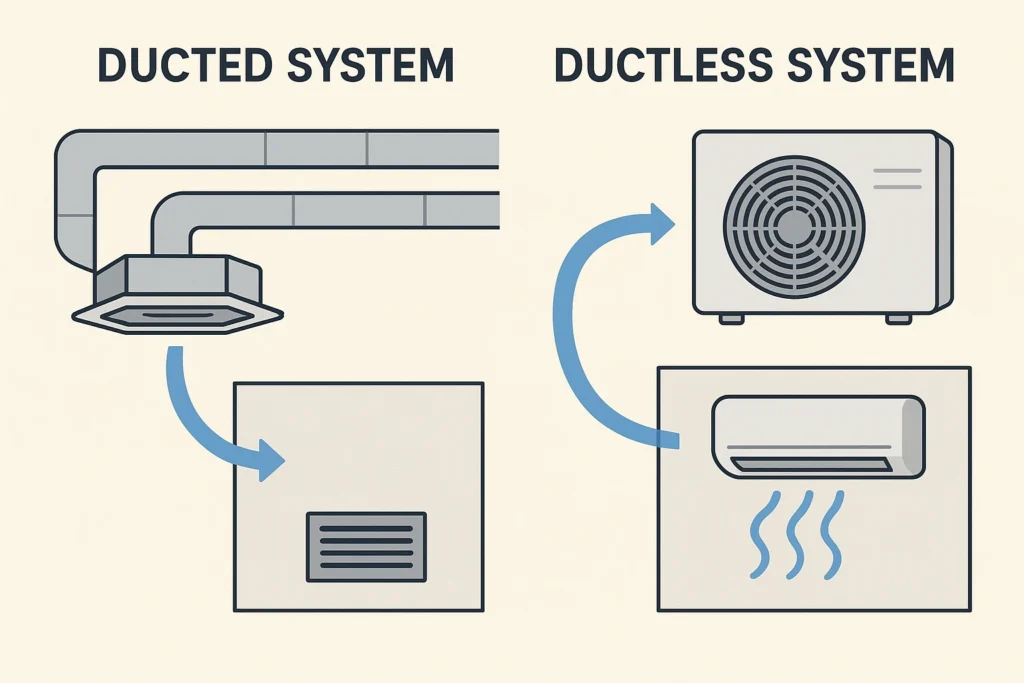 Ducted-System-vs-Ductless-System