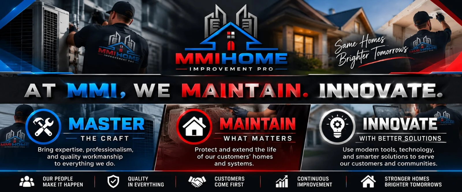 Maintanin and Innovate Banner